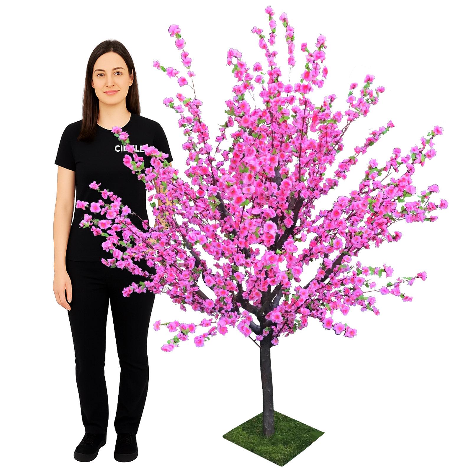 Location cerisier artificiel fushia