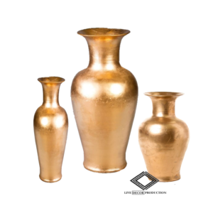 Location de vase oriental en or