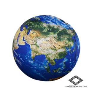 Location de la Terre gonflable