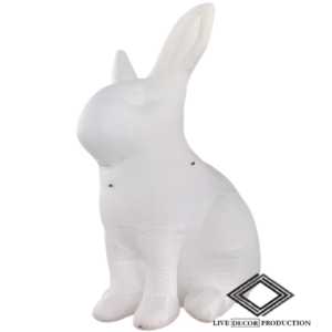 Location de lapin blanc gonflable géant