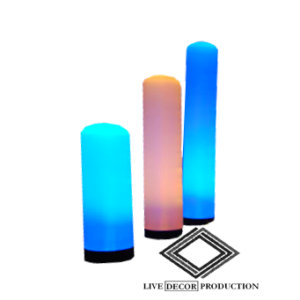 Location de colonne lumineuse gonflable