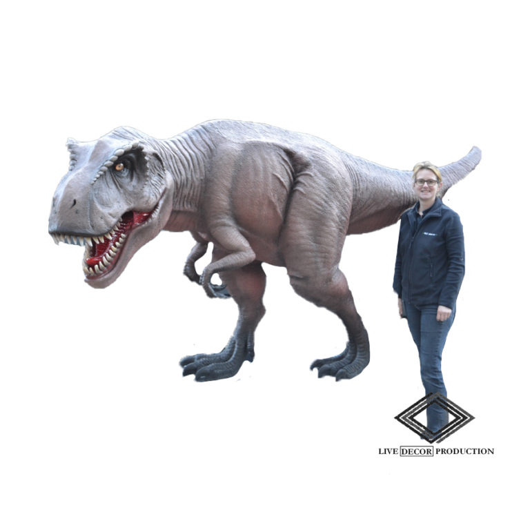 Crâne De T-Rex Grandeur Nature – Sculpture Résine Pour Déco Maison/bureau