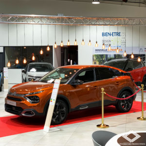 Arche lumineuse personnalisée pour la marque Citroën