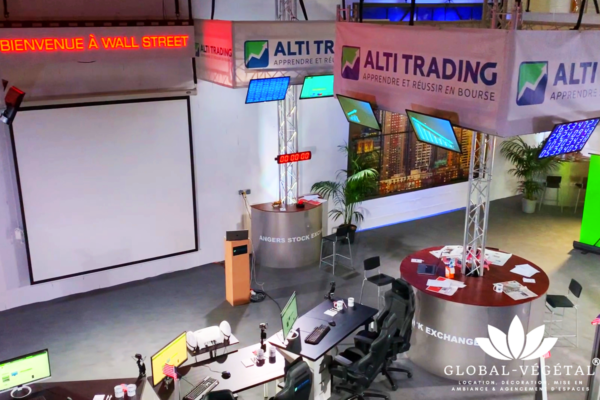Salle de trading factice pour Alti Trading