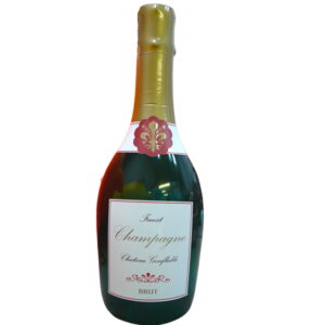 Bouteille de champagne gonflable XXL