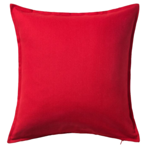 Coussin rouge