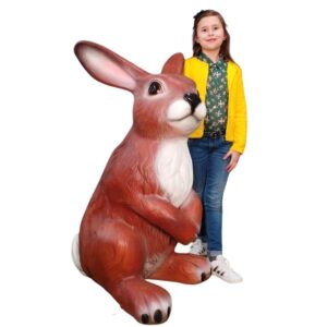 Statue lapin géant