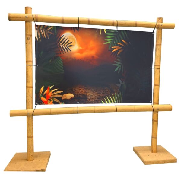 location cadre bambou personnalisable