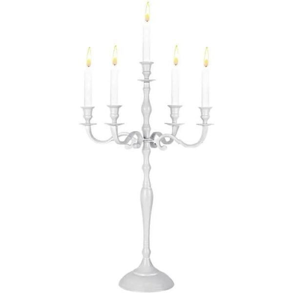 chandelier blanc