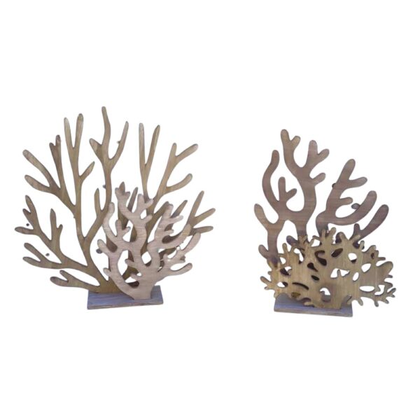 Corail en bois décoratif en location