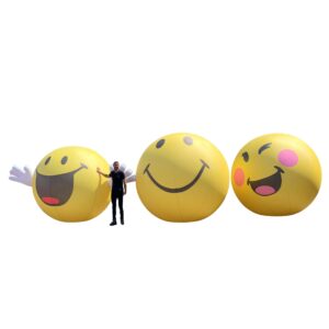 Smileys géants gonflables