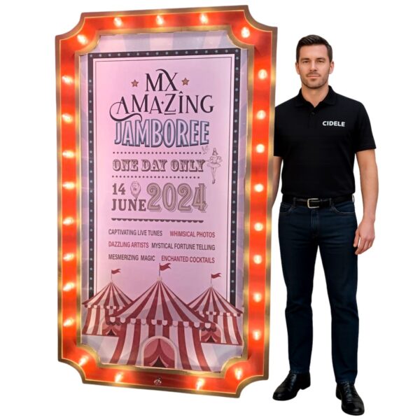 location cadre cirque lumineux