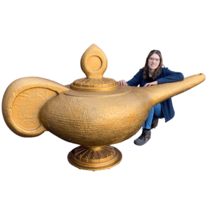 Lampe du génie géante