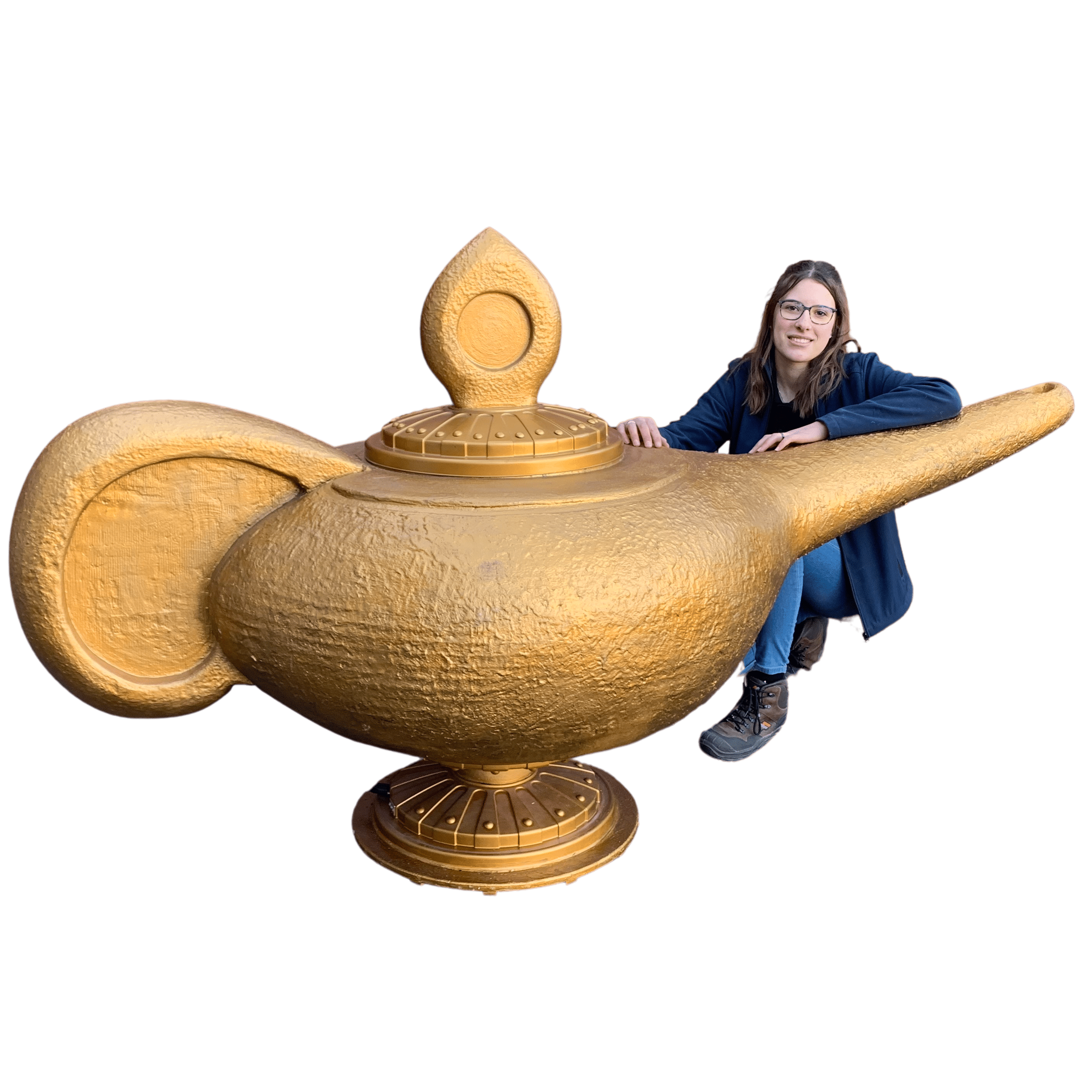 Location lampe du génie géante