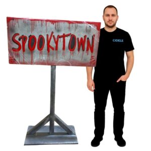 Panneau spookytown
