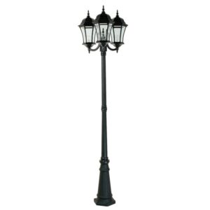 Lampadaire de rue 3 têtes