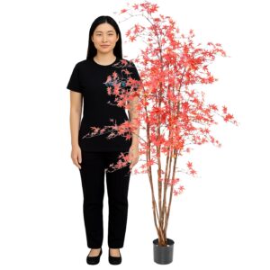 Aralia orange artificiel 1 mètre 80