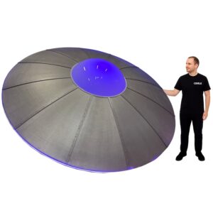 Soucoupe volante lumineuse